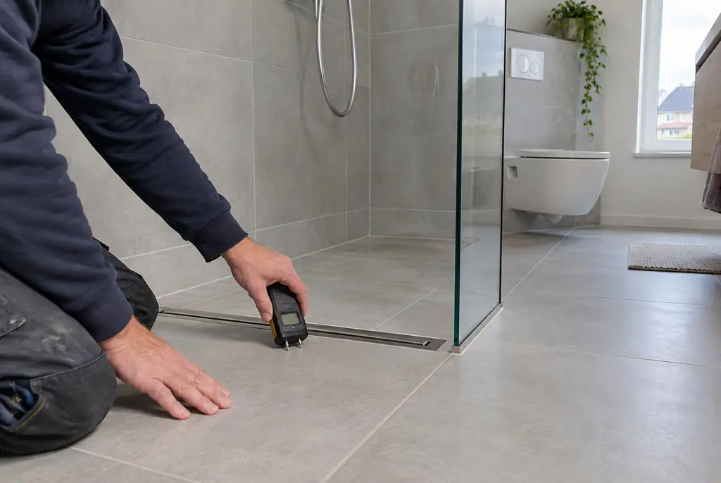 Lekdetectie Apeldoorn – badkamer in een nieuwbouwwoning