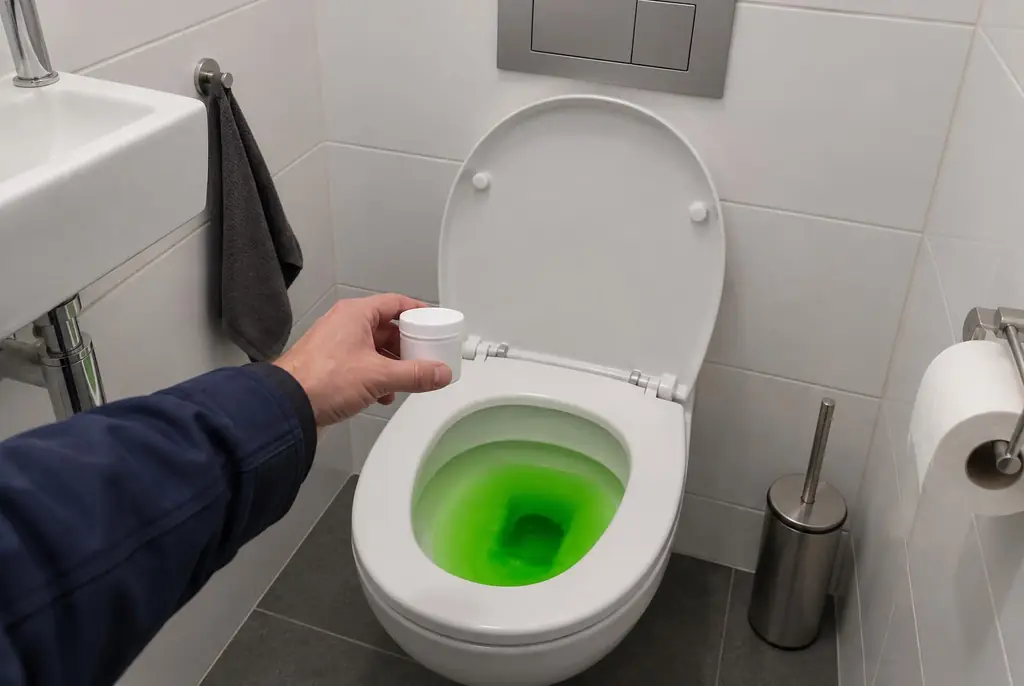 Lekdetectie Apeldoorn – kleurstoftest bij een lekkend toilet