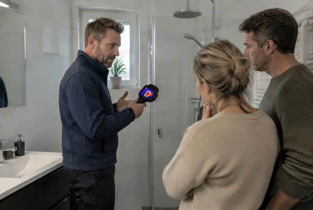 Lekdetectie Apeldoorn – specialist legt bevindingen uit aan bewoner